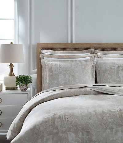 Southern Living Design House Donato Print Duvet Cover Mini Set