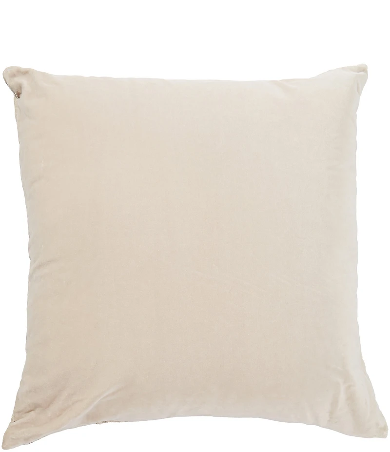 Southern Living Design House Embroidery Crane Filled Euro Sham