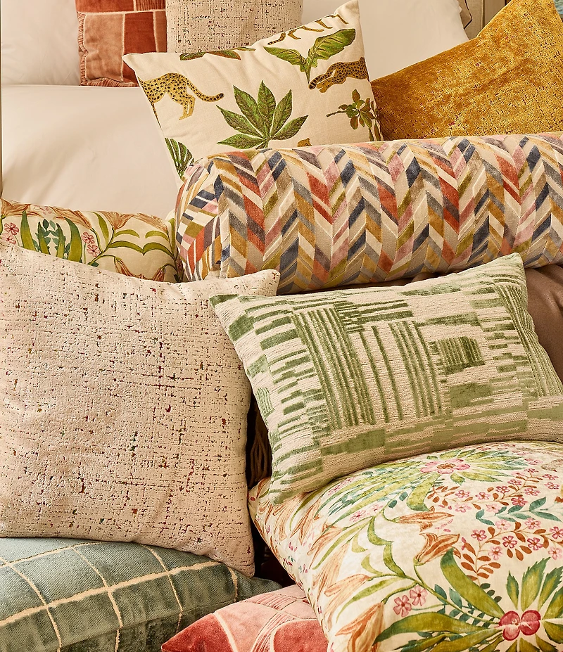 Southern Living Design House Madrid Juniper Breakfast Pillow