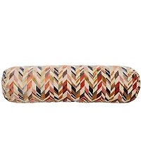 Southern Living Design House Multi-Color Chevron Bolster Decorative Pillow