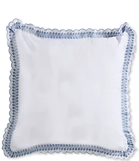 Southern Living Deveronne Scalloped Embroidered Euro Pillow Sham