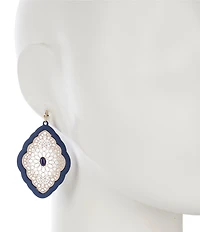 Southern Living Diamond Cut Out Drop Earrings