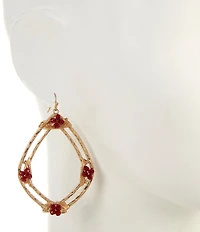 Southern Living Diamond Orbital Drop Earrings with Bead Clusters