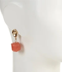 Southern Living Double Drop Earrings with Semi Precious Stone