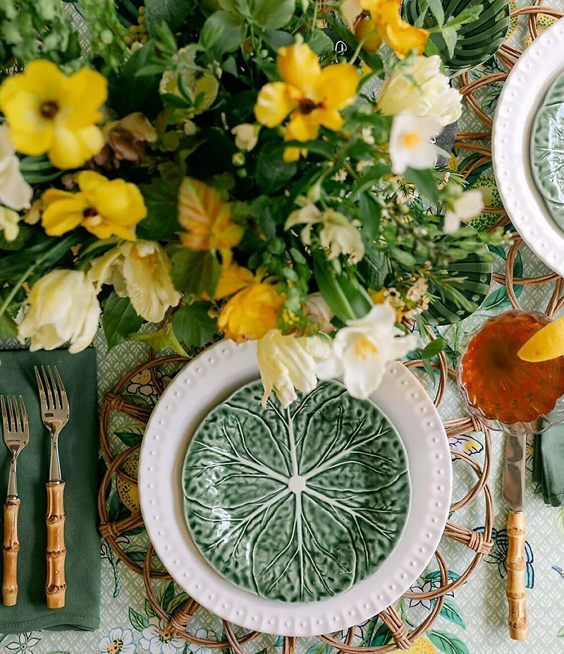 Southern Living Cabbage Salad Plates, Set of 2