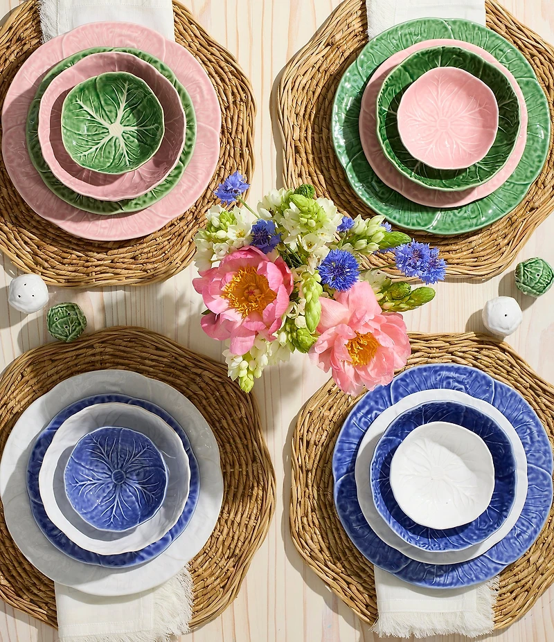 Southern Living Cabbage Salad Plates, Set of 2