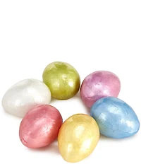 Southern Living Easter Collection Capiz Eggs Decor, Set of 6