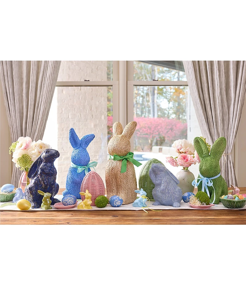 Southern Living Easter Collection Glazed Stoneware Standing Bunny Figurine