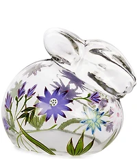 Southern Living Easter Collection Hand Painted Floral Glass Bunny Figurine