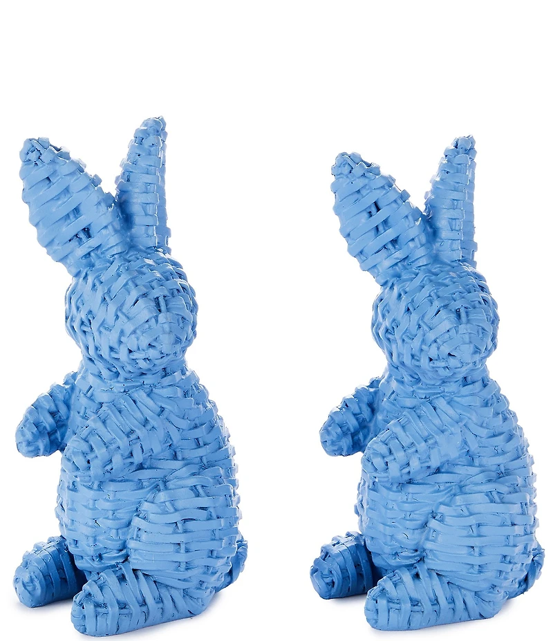 Southern Living Easter Collection Resin Bunny Tabletop Decor, Set of 2