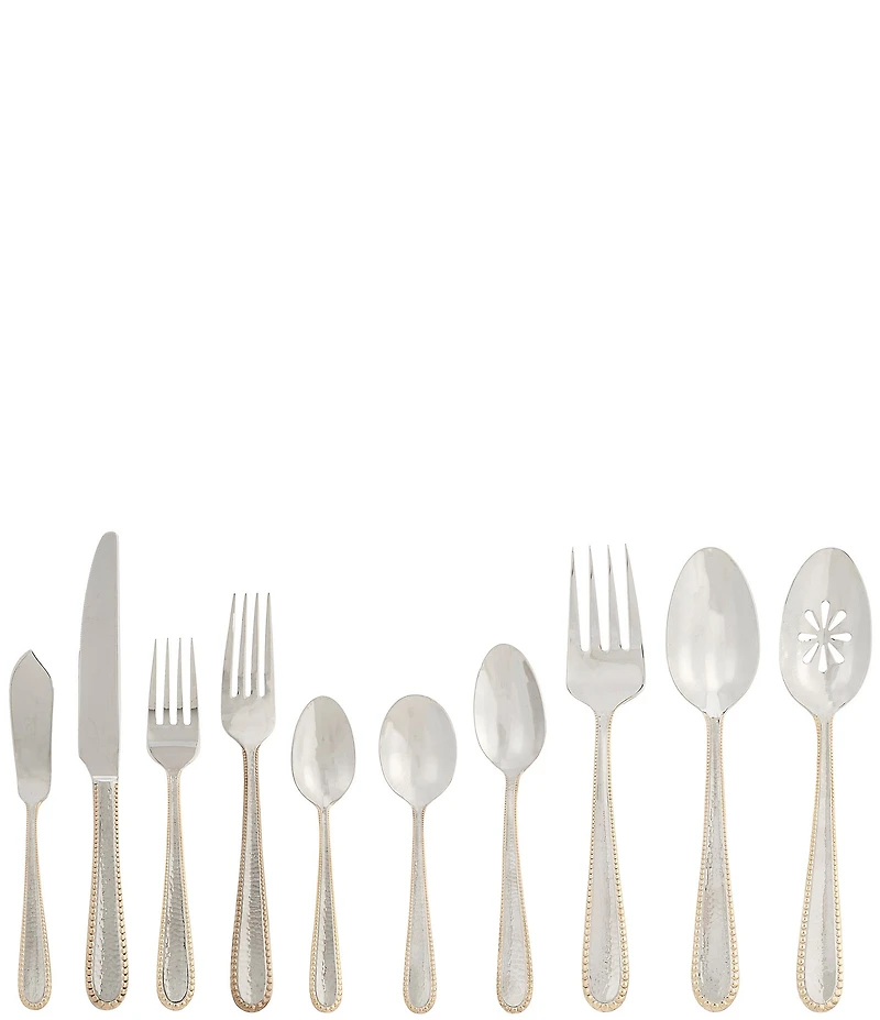 Southern Living Edith 45-Piece Stainless Steel Flatware Set