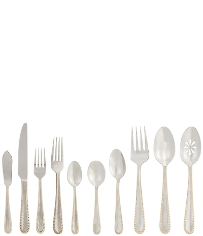 Southern Living Edith 45-Piece Stainless Steel Flatware Set