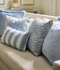 Southern Living Embroidered Animal Print Square Pillow