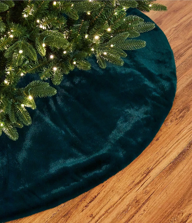 Southern Living Evergreen Collection Faux Fur Tree Skirt