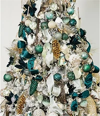 Southern Living Evergreen Collection Large Gold Pinecone Ornament, Set of 2