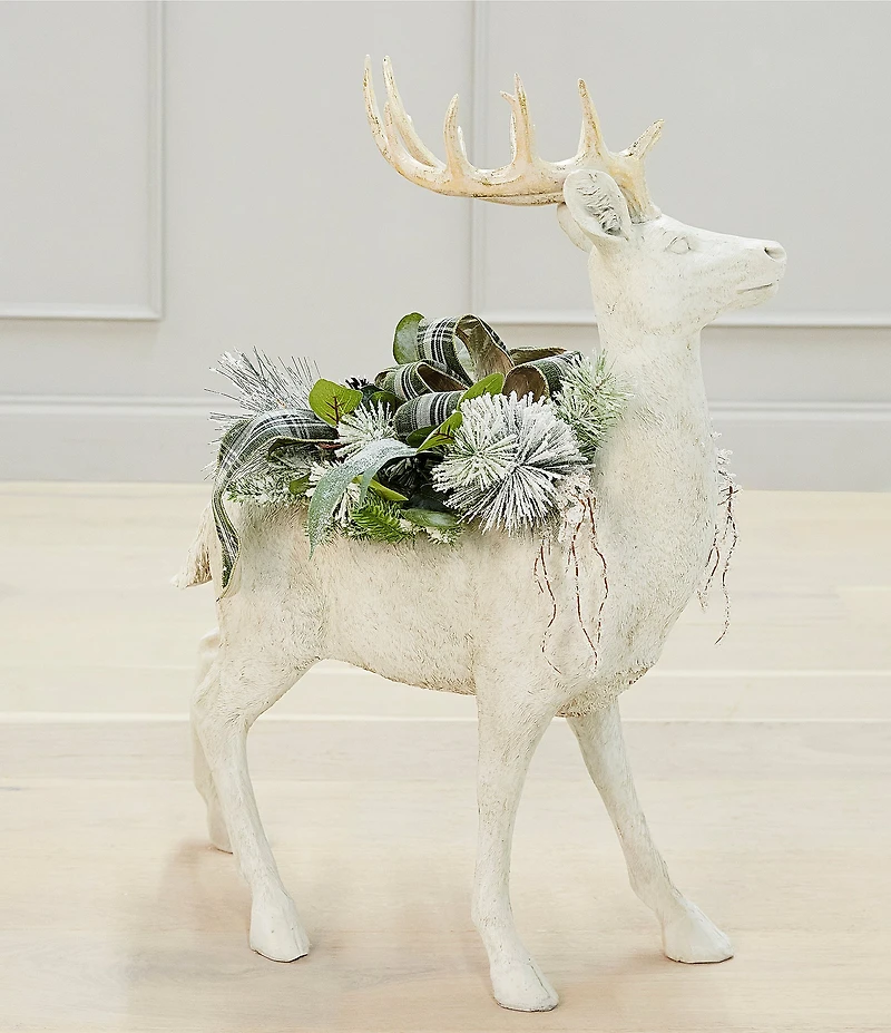 Southern Living Evergreen Collection Large Standing Deer Figurine