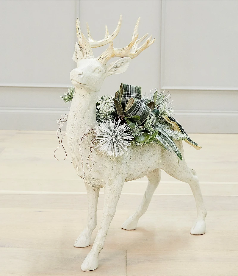 Southern Living Evergreen Collection Large Standing Deer Figurine
