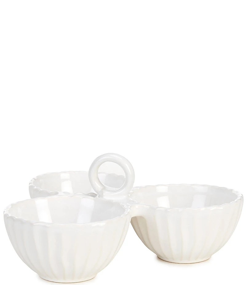 Southern Living Everyday Heirlooms 3-Section Server