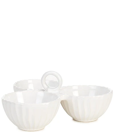 Southern Living Everyday Heirlooms 3-Section Server