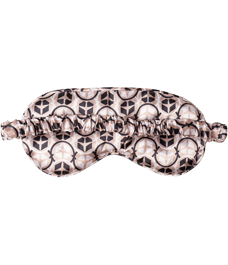 Southern Living Eyemask Pillow Set - Black / Tan