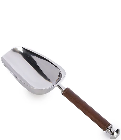 Southern Living Faux Leather Ice Scoop