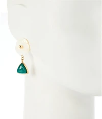 Southern Living Flower Post Semi Precious Resort Drop Earrings