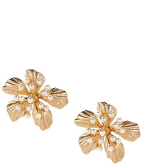 Southern Living Flower Statement Drop Earrings