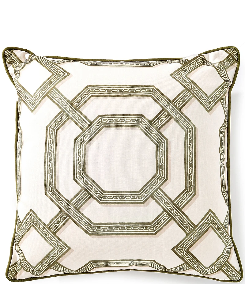 Southern Living Gazebo Trellis Square Pillow