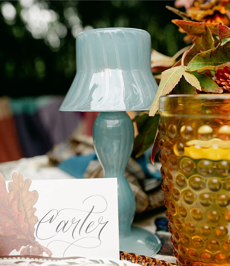 Southern Living Glass Tealight Table Lamp