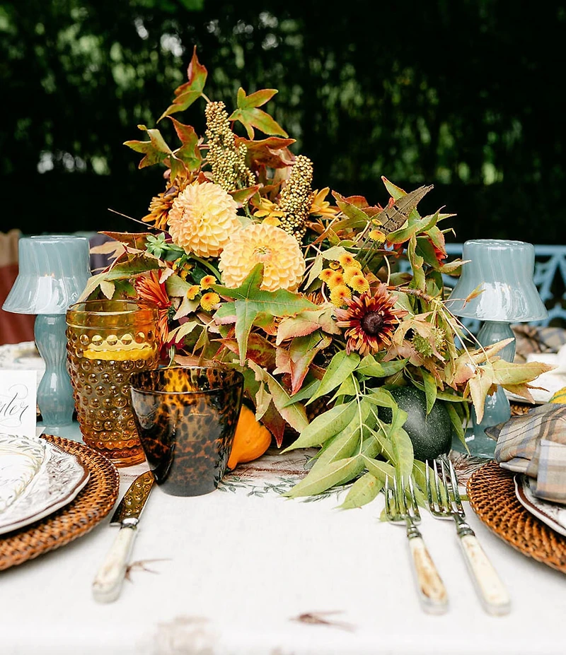 Southern Living Glass Tealight Table Lamp