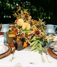 Southern Living Glass Tealight Table Lamp