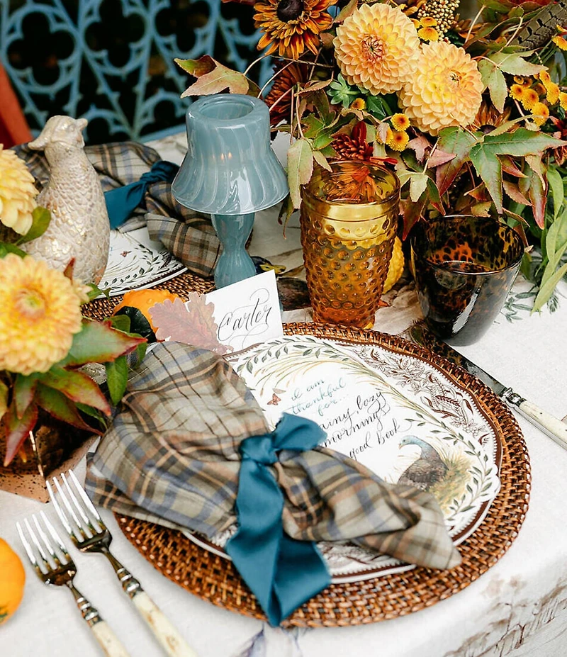 Southern Living Glass Tealight Table Lamp