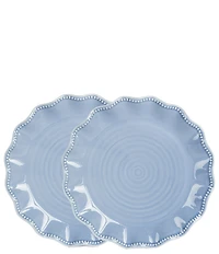 Southern Living Gracie Collection Scalloped Dinner Plates, Set of 2