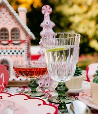 Southern Living Gracie Novelty Coupe Glasses, Set of 4