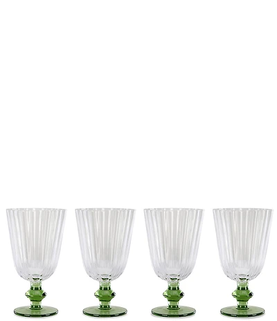 Southern Living Gracie Goblet Drinkware, Set of 4