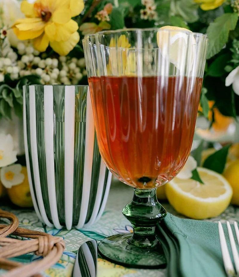Southern Living Gracie Goblet Drinkware, Set of 4