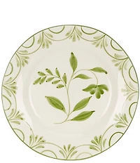 Southern Living Genevieve Collection Green Hand Painted Salad Plate