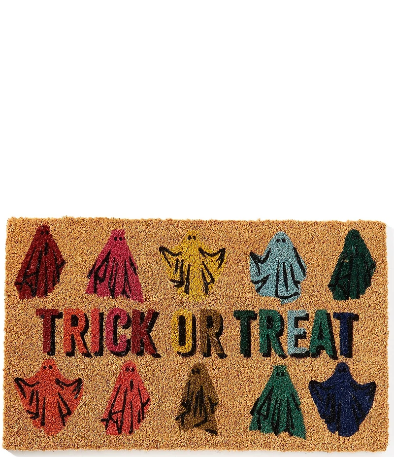 Southern Living Halloween Collection Trick Or Treat Ghost Coir Doormat