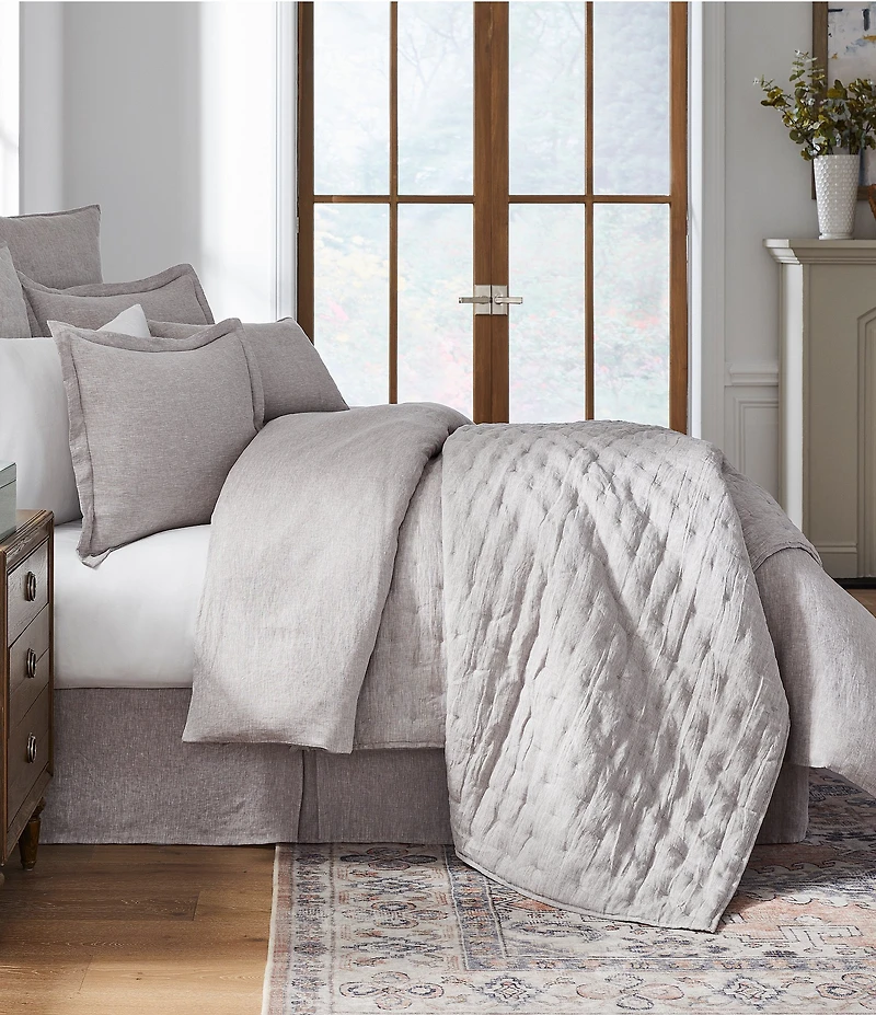Southern Living Heirloom Linen Collection Quilted Euro Sham
