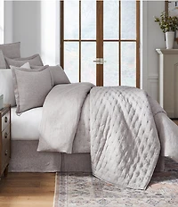 Southern Living Heirloom Linen Collection Quilted Euro Sham