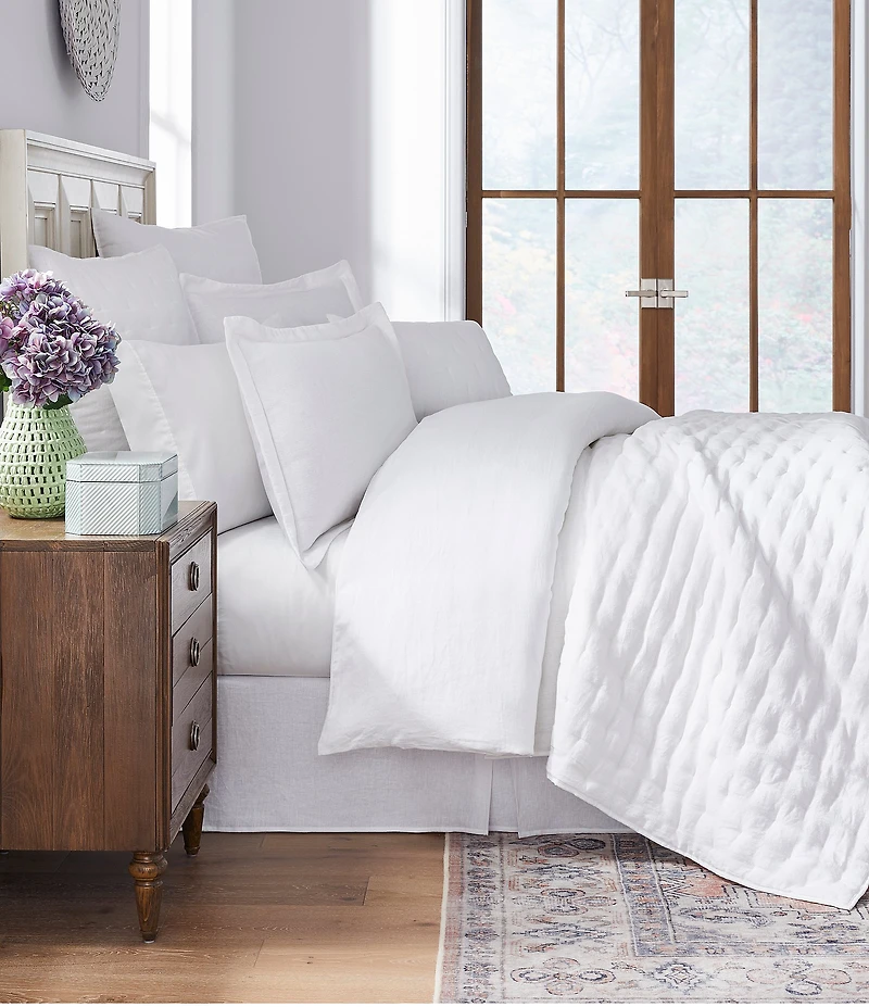 Southern Living Heirloom Linen Collection Quilted Euro Sham
