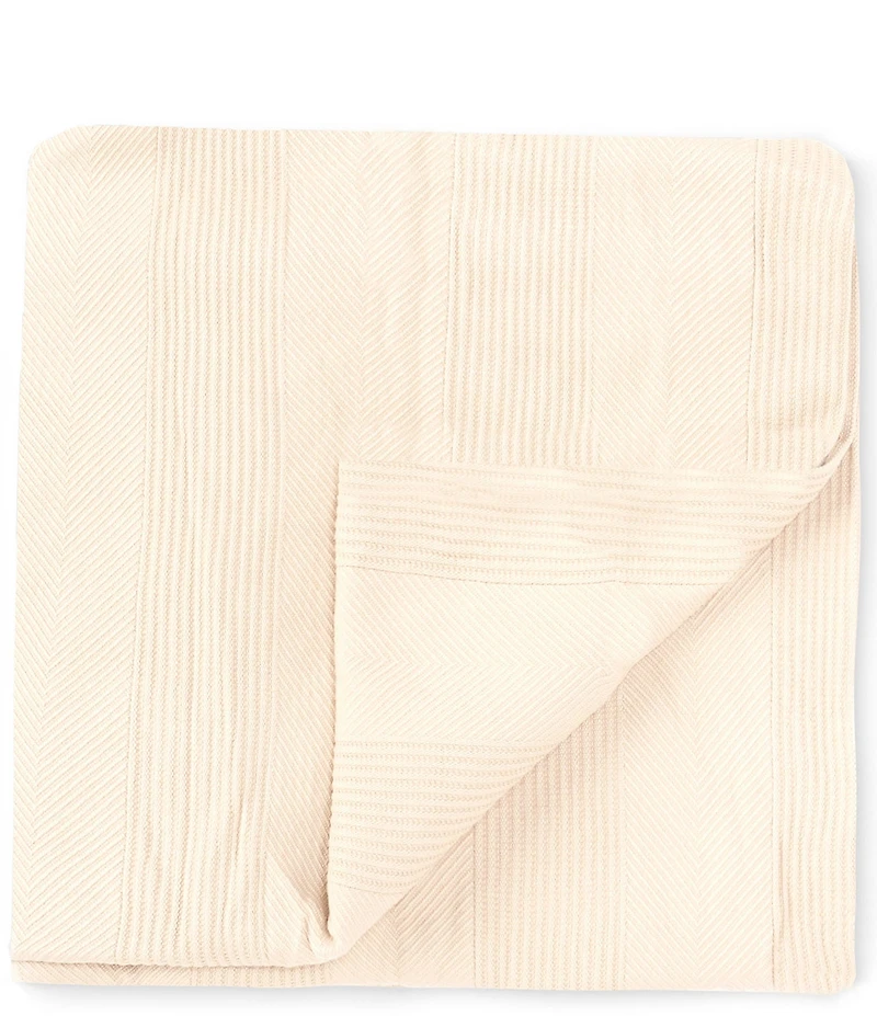 Southern Living Heirloom Textured Cotton Bed Blanket