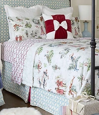 Southern Living Holiday Collection 12 Days of Christmas Print Comforter Mini Set