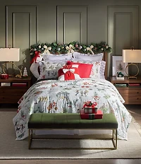Southern Living Twelve Days of Christmas Collection Holiday Print Comforter Mini Set