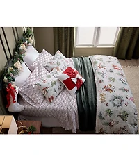 Southern Living Twelve Days of Christmas Collection Holiday Print Comforter Mini Set