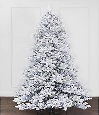 Southern Living Holiday Collection 7.5-ft. Flocked Fir LED Pre-Lit Christmas Tree