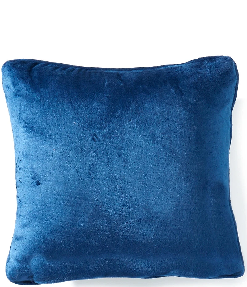 Southern Living Holiday Collection Chinoiserie Pagoda Accent Needlepoint Square Pillow