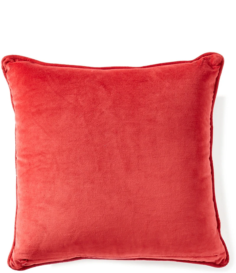 Southern Living Holiday Collection Embroidered Cardinal Pillow
