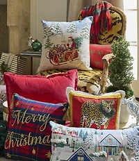 Southern Living Holiday Collection Emory Plaid Woven Throw