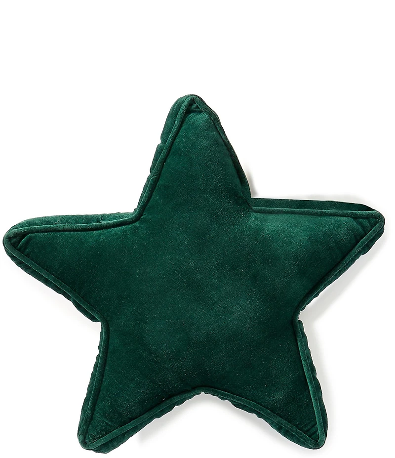 Southern Living Holiday Collection Plaid Star Pillow